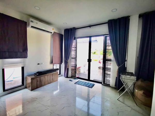 bedroom and room interior of บ้านพักพลูวิลล่า 965 poolvilla ติดทะเล