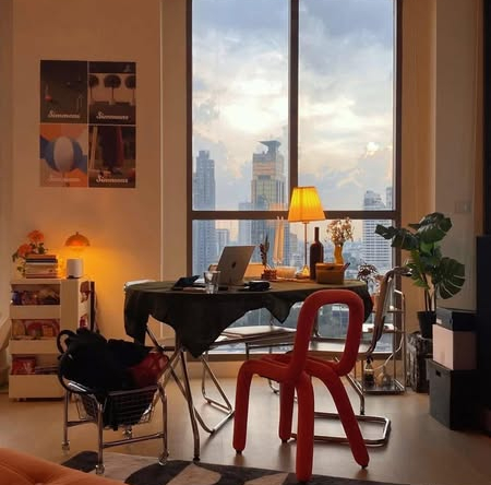 living room of AEQUA Residence Sukhumvit 49 dad no3