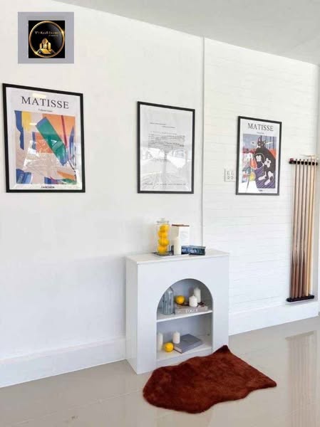 living room and room interior of พูลวิลล่ากรุงเทพ Airy Ville Bangkok