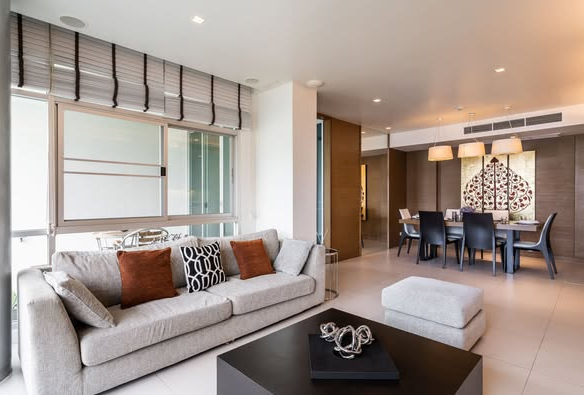 living room and room interior of Amber Condominium By Eastern Star