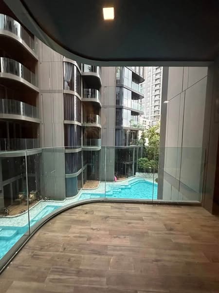 pool and room interior of Ashton Residence 41