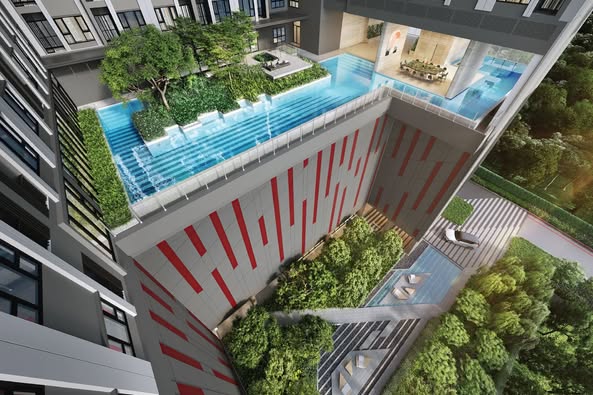 pool of Aspire Sukhumvit-Rama 4