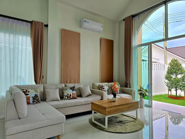 living room of At Pool Villa Resort Pattaya