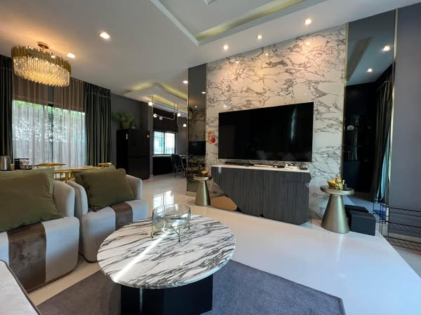 living room of Bangkok Boulevard Ramintra-Serithai 2
