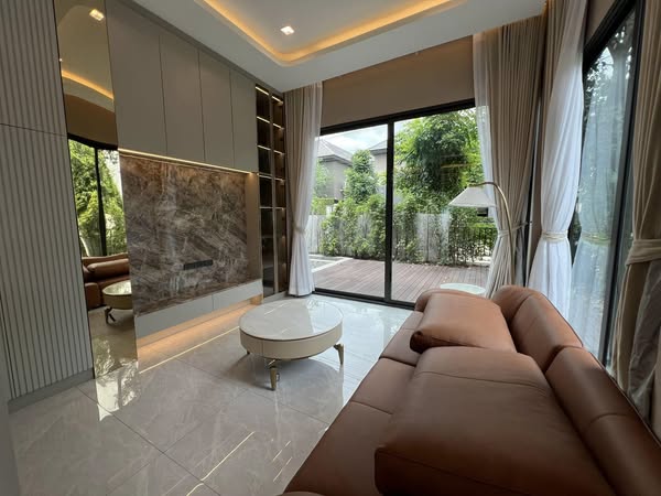 living room and bedroom of Bangkok Boulevard Ramintra-Serithai 2