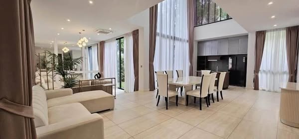 bedroom and living room of บูก้าน กรุงเทพกรีฑา | Bugaan Krungthep Kreetha