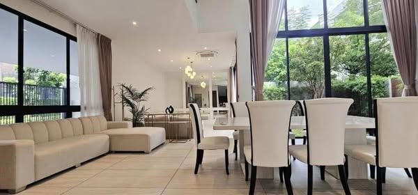 living room and room interior of บูก้าน กรุงเทพกรีฑา | Bugaan Krungthep Kreetha