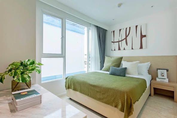 bedroom of C Ekkamai Condominium
