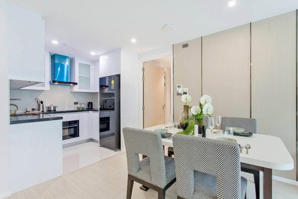kitchen of C Ekkamai Condominium