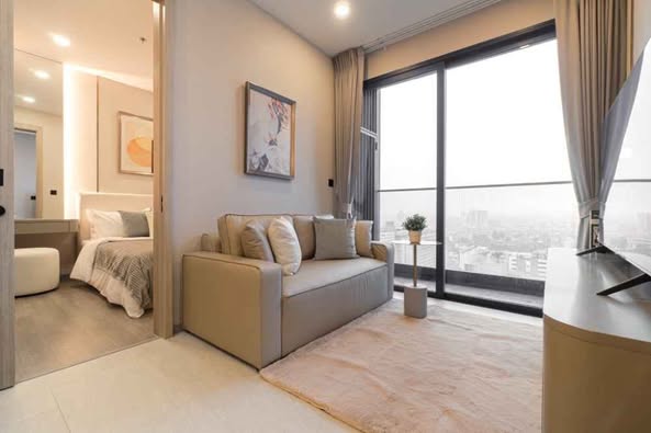 bedroom and living room of Cooper Siam