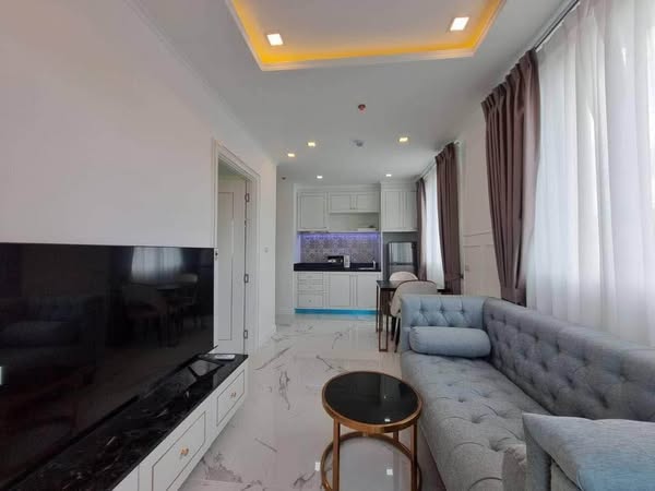 bedroom and living room of Empire Tower
