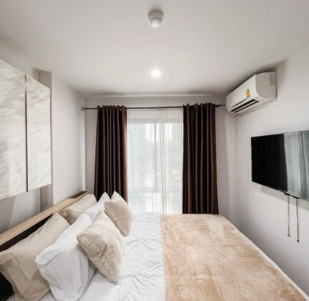 bedroom of ไฮ สุทธิสาร คอนโด (HI Sutthisan Condo)