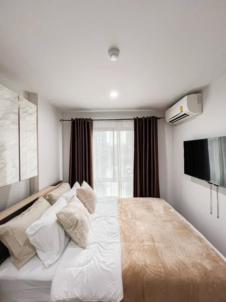 bedroom of ไฮ สุทธิสาร คอนโด (HI Sutthisan Condo)