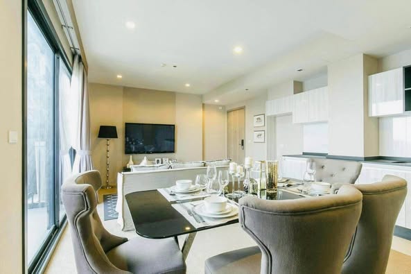 living room and room interior of HQ by Sansiri