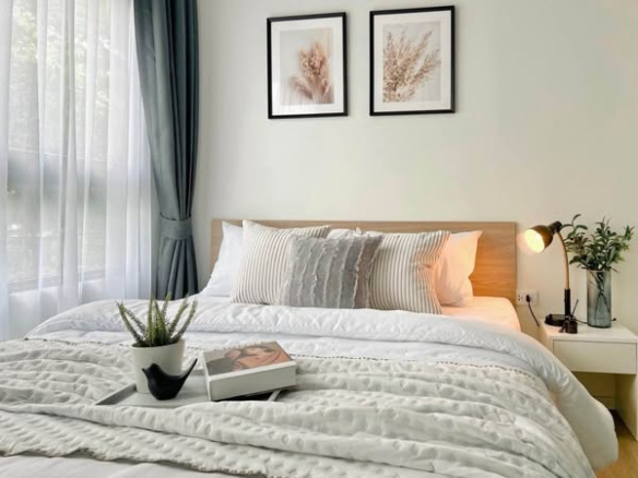 bedroom of iCondo Activ Pattanakarn
