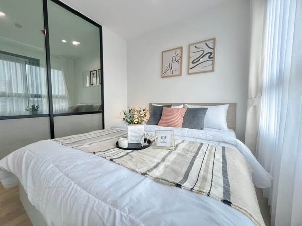 bedroom of iCondo Activ Pattanakarn