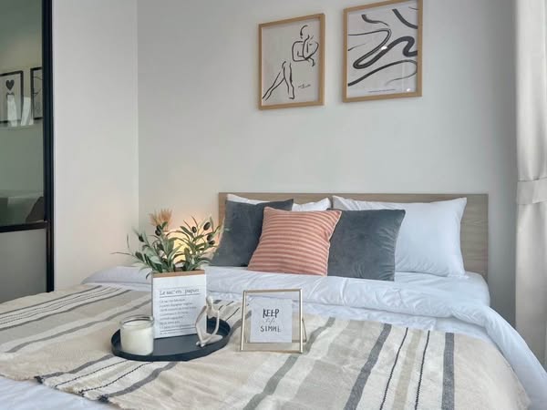 bedroom of iCondo Activ Pattanakarn