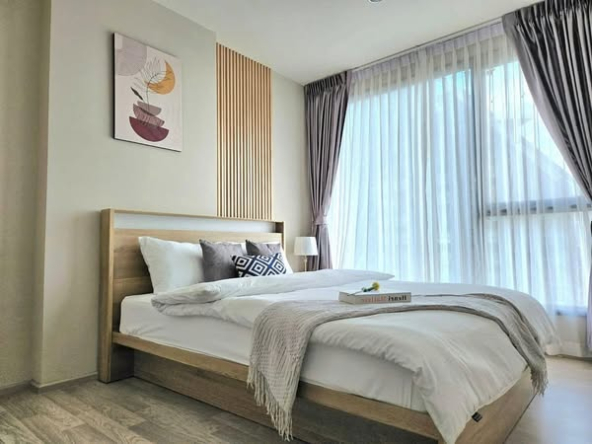 bedroom of Ideo Mobi Sukhumvit Eastpoint