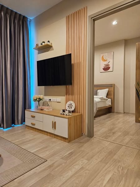 bedroom of Ideo Mobi Sukhumvit Eastpoint