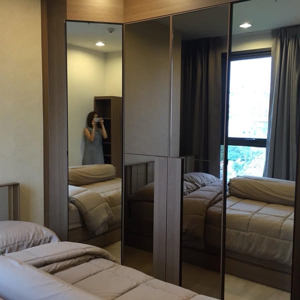 bedroom and room interior of Ideo Q Ratchathewi