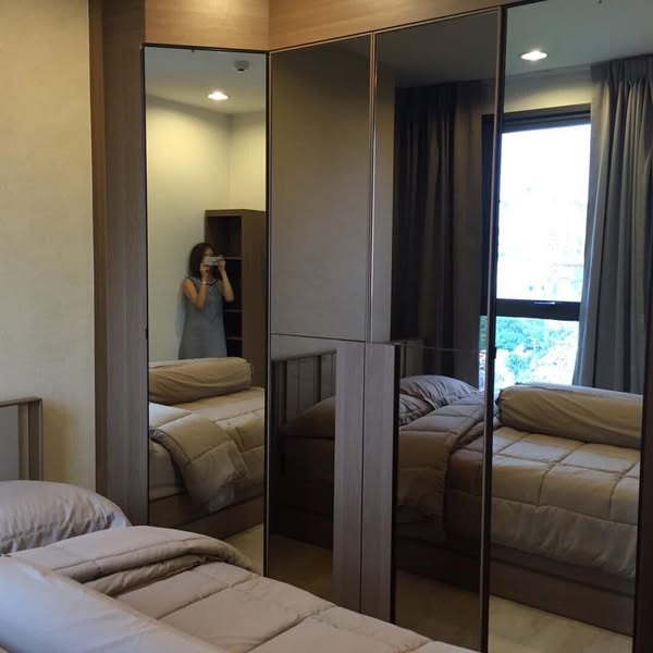 bedroom and room interior of Ideo Q Ratchathewi
