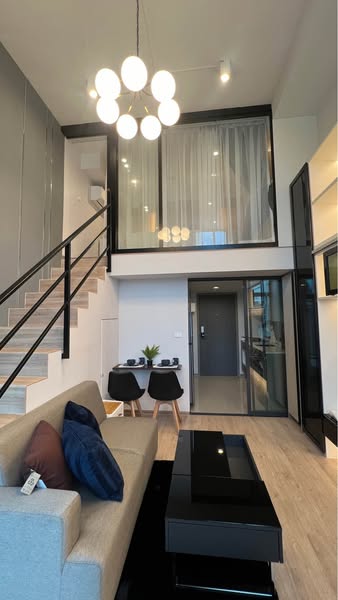 living room of IDEO Rama9 – Asoke