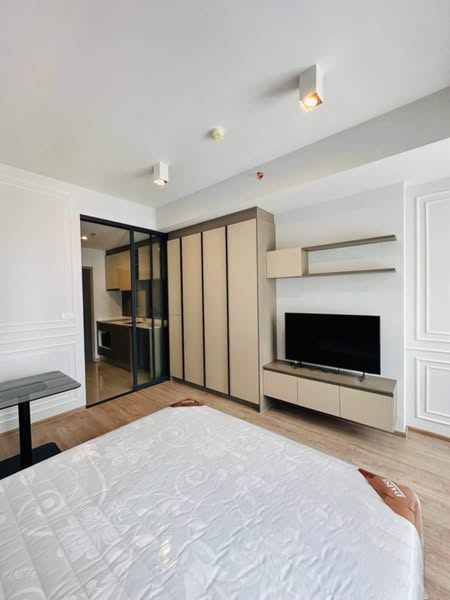 bedroom of IDEO Rama9 - Asoke