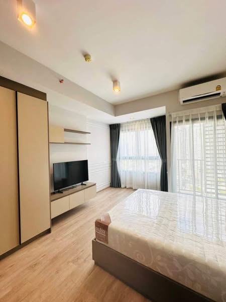 bedroom of IDEO Rama9 - Asoke