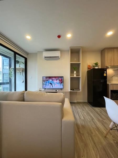 living room and room interior of IKON SUKHUMVIT 77 CONDOMINIUM