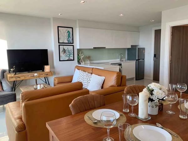 living room of Jomtien Condotel - B