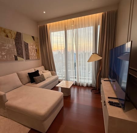 bedroom and living room of KHUN by YOO