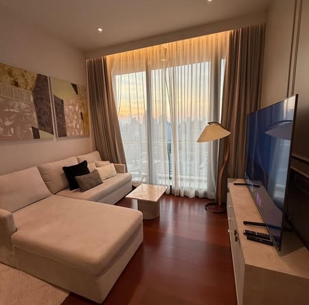 bedroom and living room of KHUN by YOO