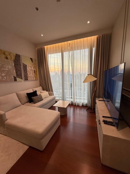 bedroom and living room of KHUN by YOO