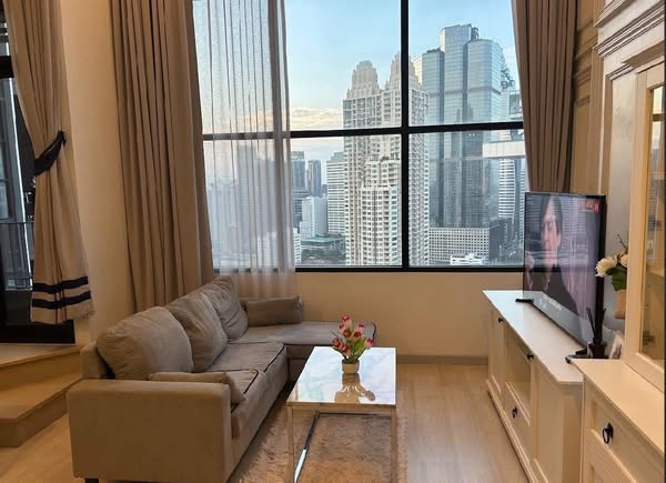 living room of KnightsBridge Prime Sathon