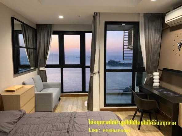 bedroom of Ladda Plus Condominium Sriracha