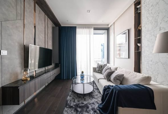 living room and bedroom of LAVIQ Sukhumvit 57