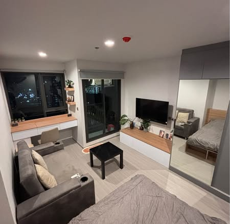 living room and bedroom of Life Ladprao