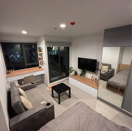 living room and bedroom of Life Ladprao