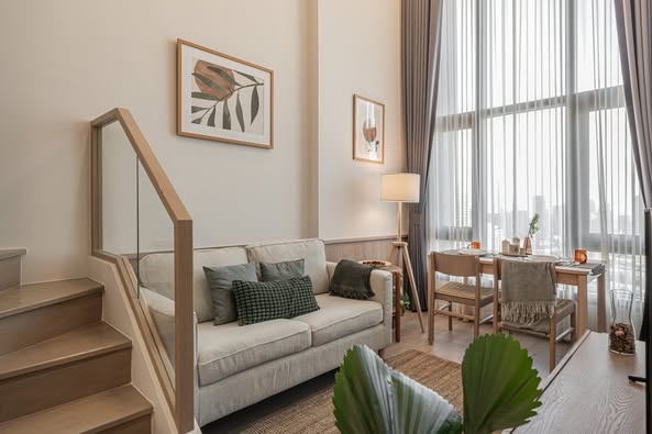 living room of Life Rama 4 – Asoke