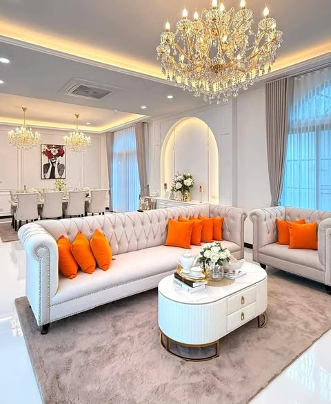 living room of บ้านเดี่ยวชั้นเดียว