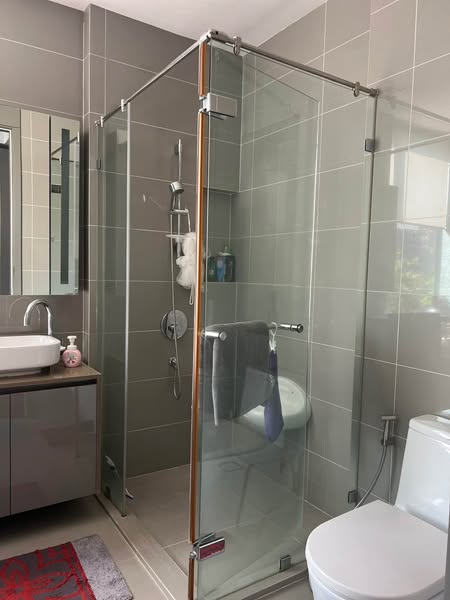 room interior and bathroom of M Silom