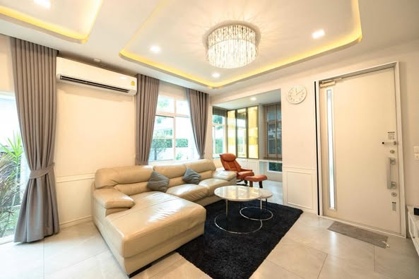 living room and bedroom of Manthana Bangna - Wongwean