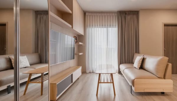 bedroom and living room and room interior of Metris Lat Phrao