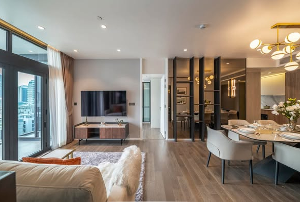 living room of MUNIQ Sukhumvit 23