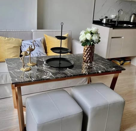 living room and room interior of Noble Revolve Ratchada 2
