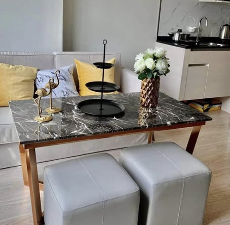 living room and room interior of Noble Revolve Ratchada 2