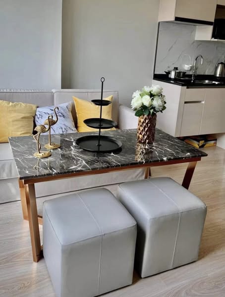 living room and room interior of Noble Revolve Ratchada 2