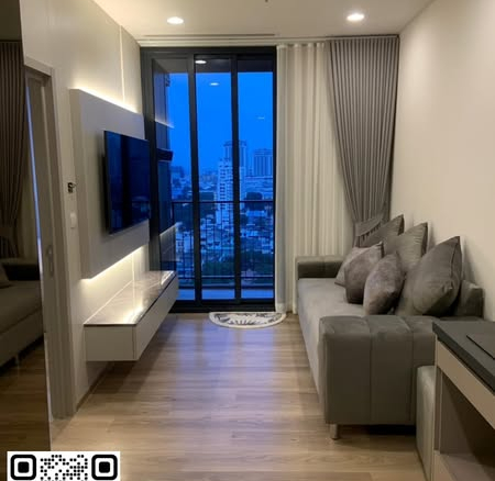 bedroom and living room of Oka Haus