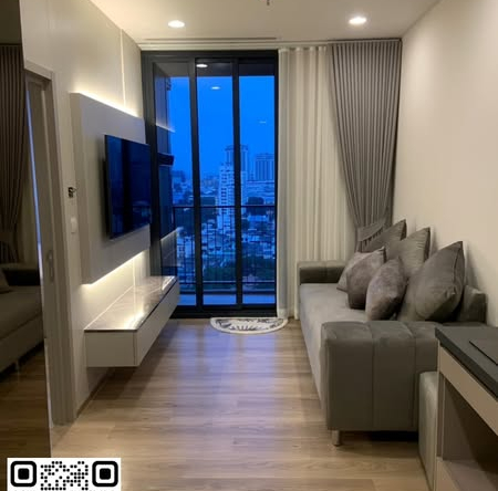 bedroom and living room of Oka Haus
