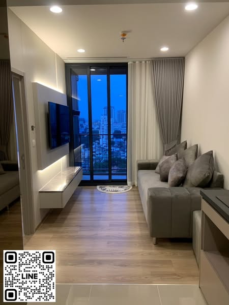 bedroom and living room of Oka Haus